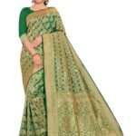 GreenArt SilkWith Blouse PiecePack of 1