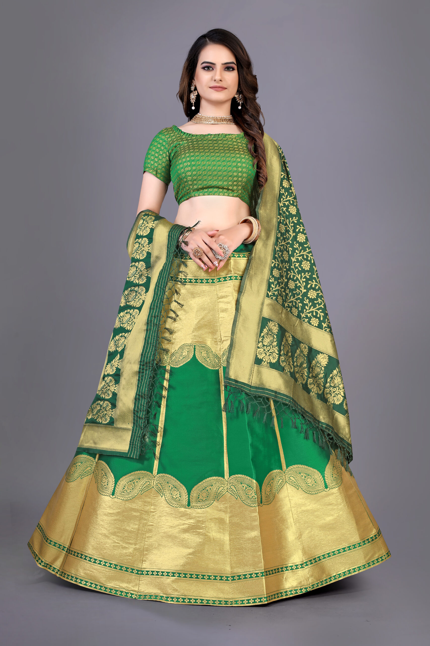 GULABO Fancy Designer Lehenga Brocade Traditional Lehenga