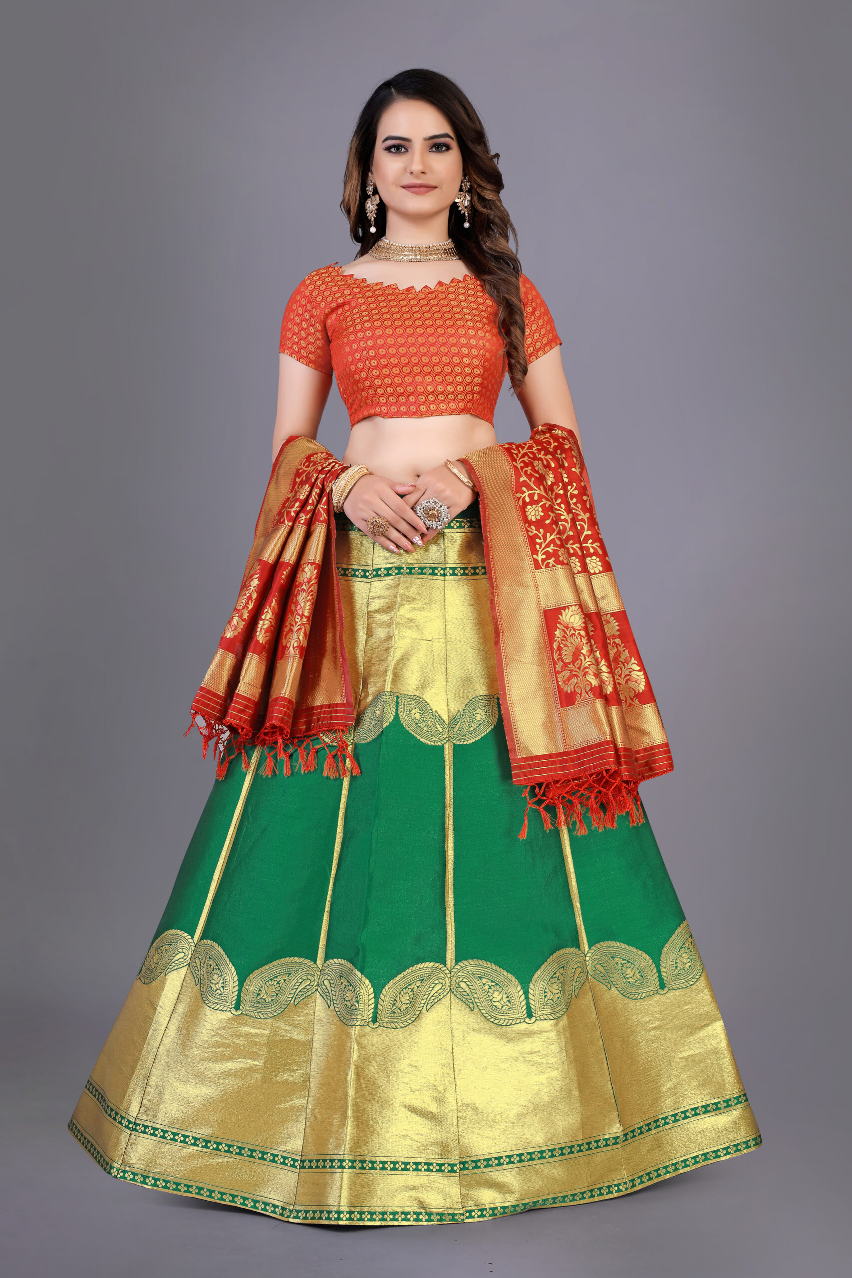 GULABO Fancy Designer Lehenga Brocade Traditional Lehenga