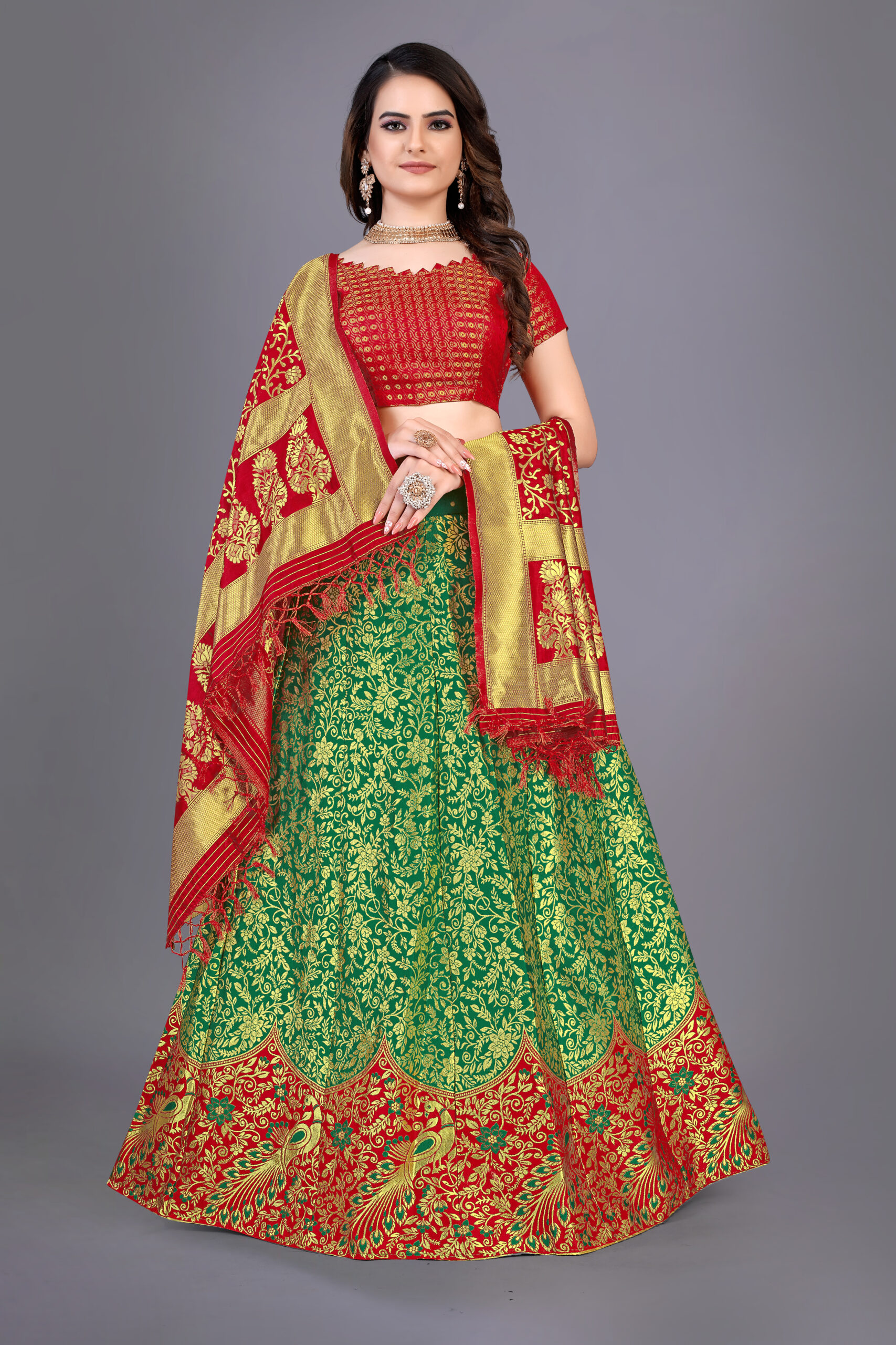 MORPEACH Fancy Designer Lehenga Brocade Traditional Lehenga