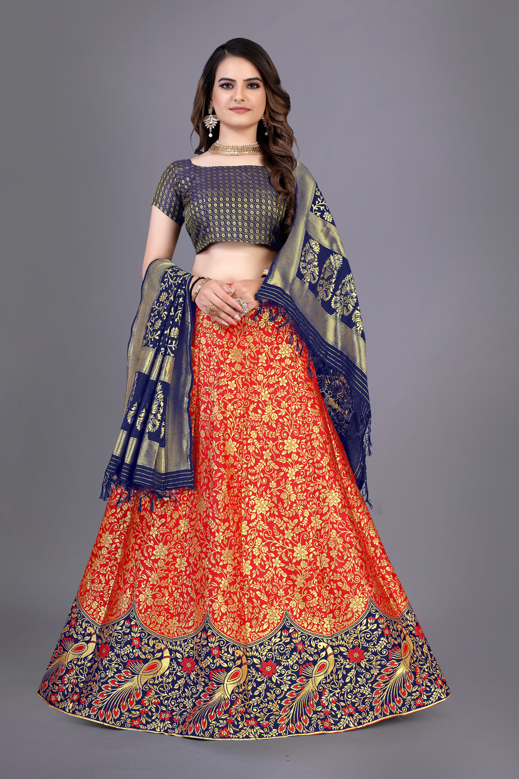 MORPEACH Fancy Designer Lehenga Brocade Traditional Lehenga