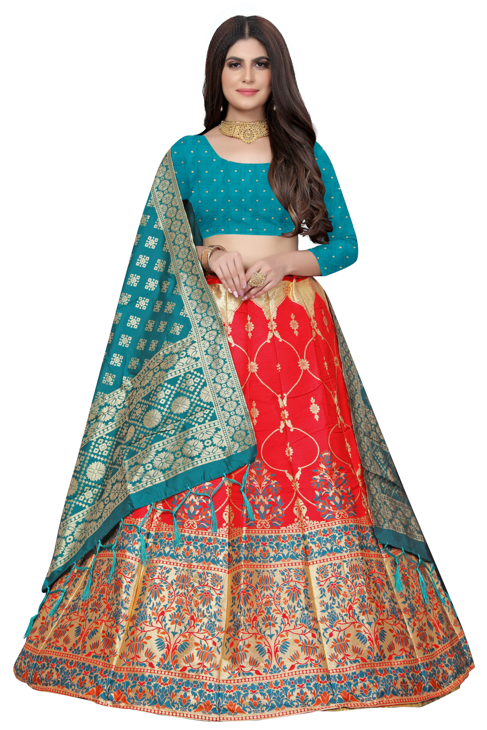 SWAGGERRANI Fancy Designer Lehenga Brocade Traditional Lehenga