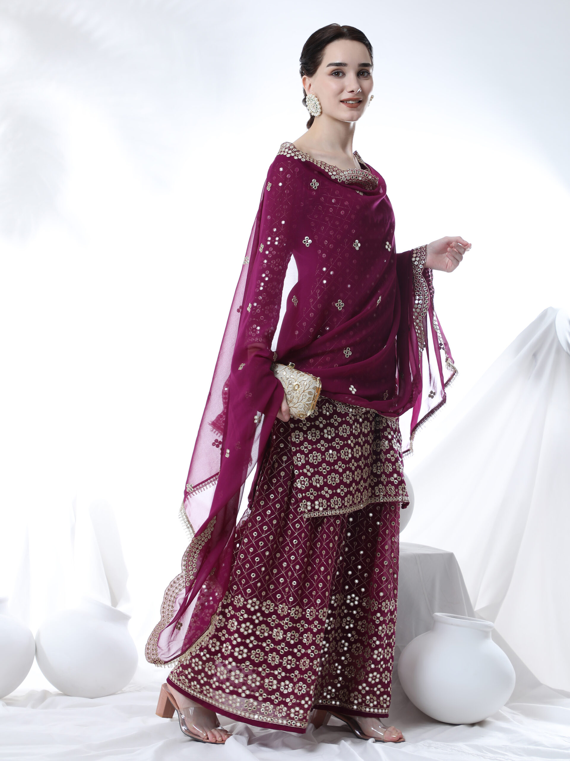 rujave Stitched sarara